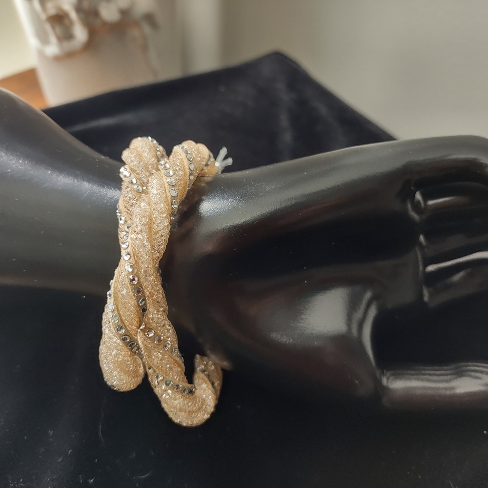 Swarovski Ivory Stardust Twist Bracelet